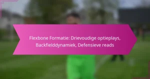 Flexbone Formatie: Drievoudige optieplays, Backfielddynamiek, Defensieve reads